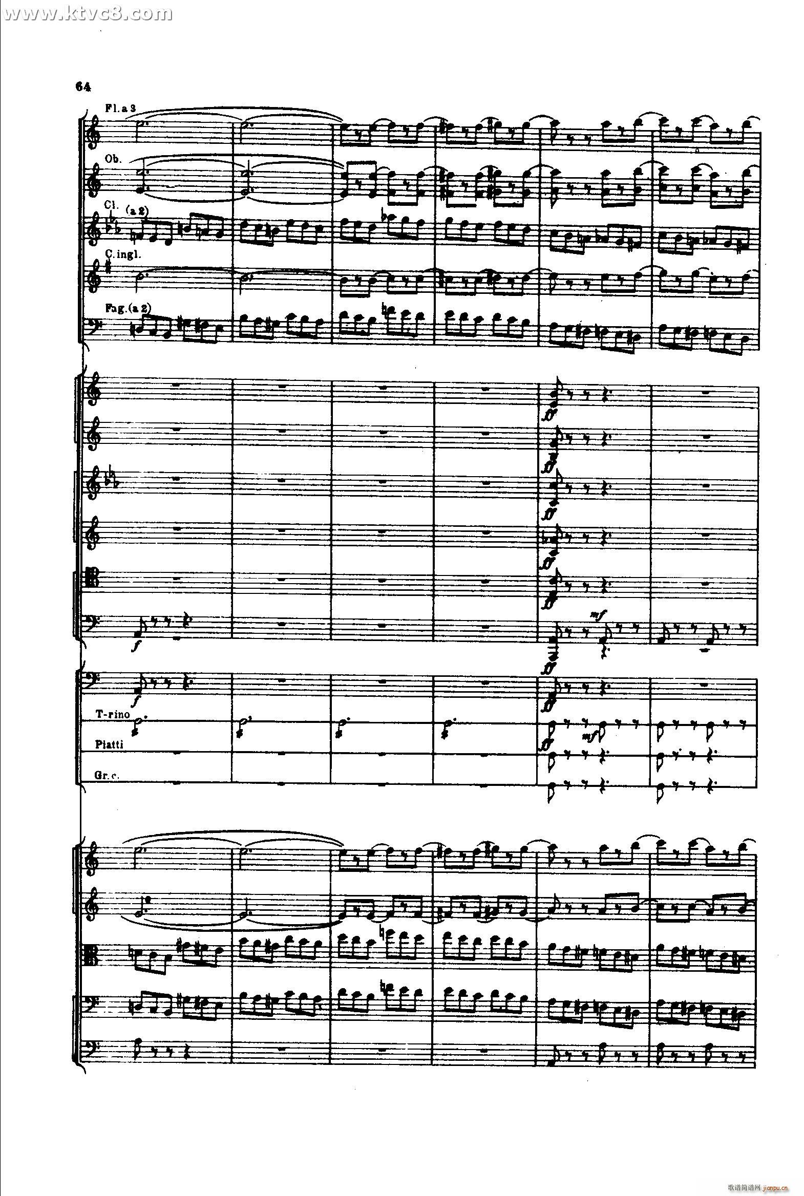 意大利随想曲2 共两部分(总谱)3