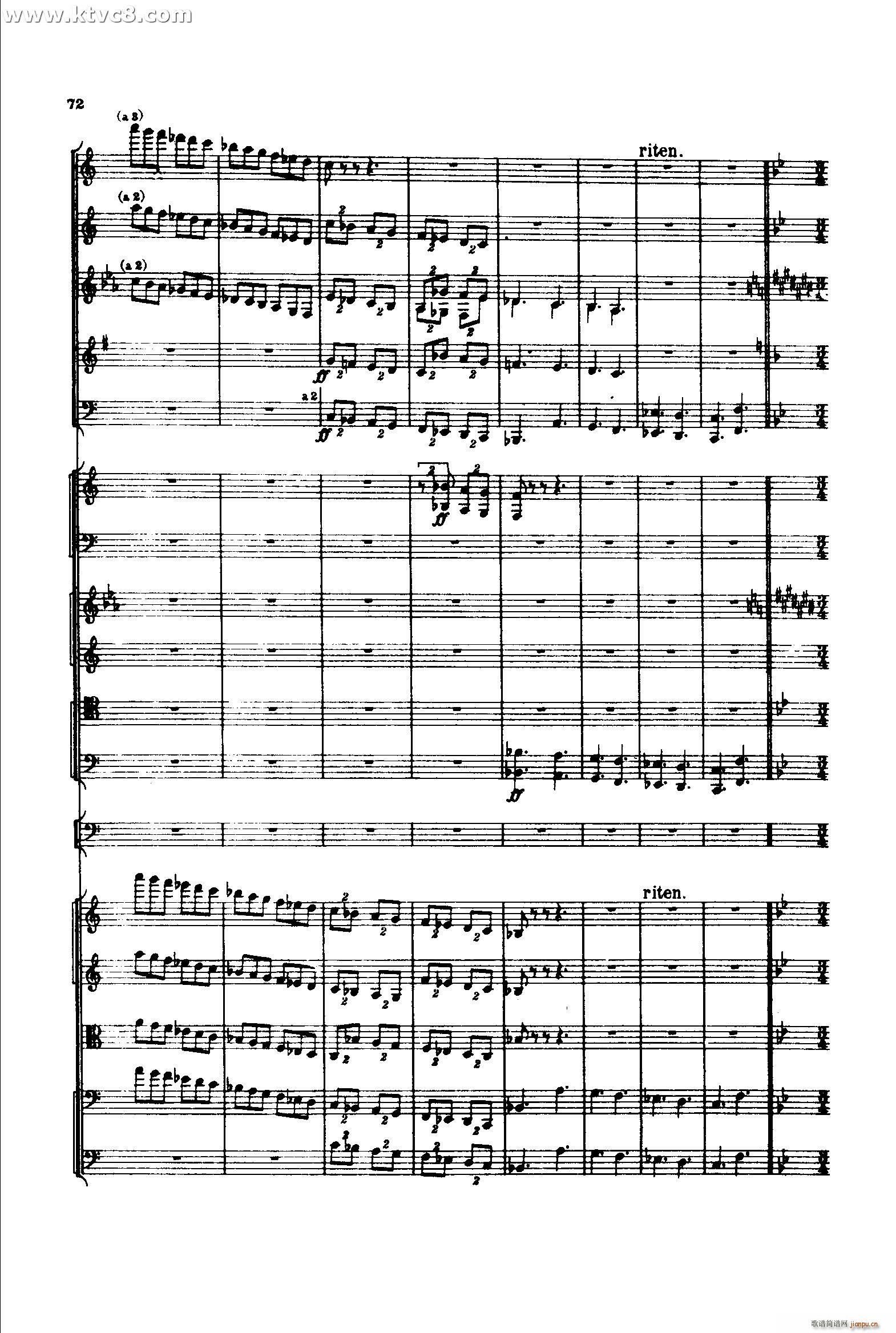 意大利随想曲2 共两部分(总谱)11