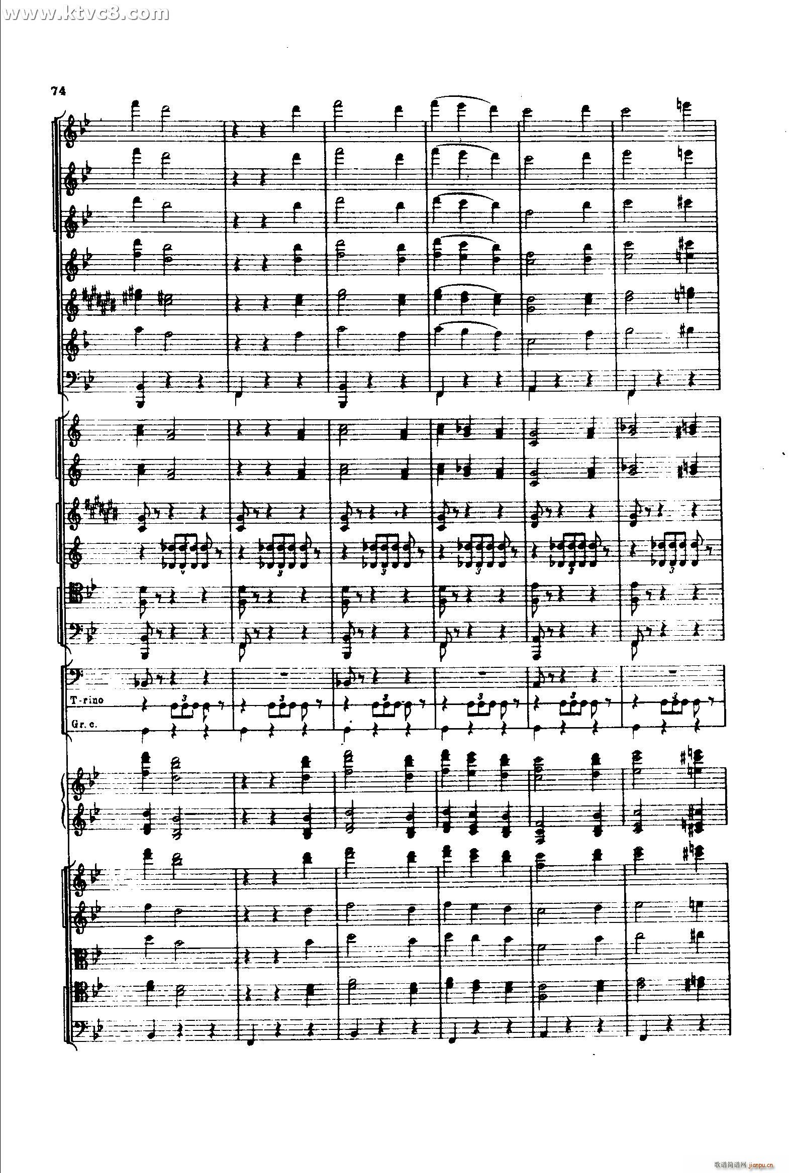 意大利随想曲2 共两部分(总谱)13