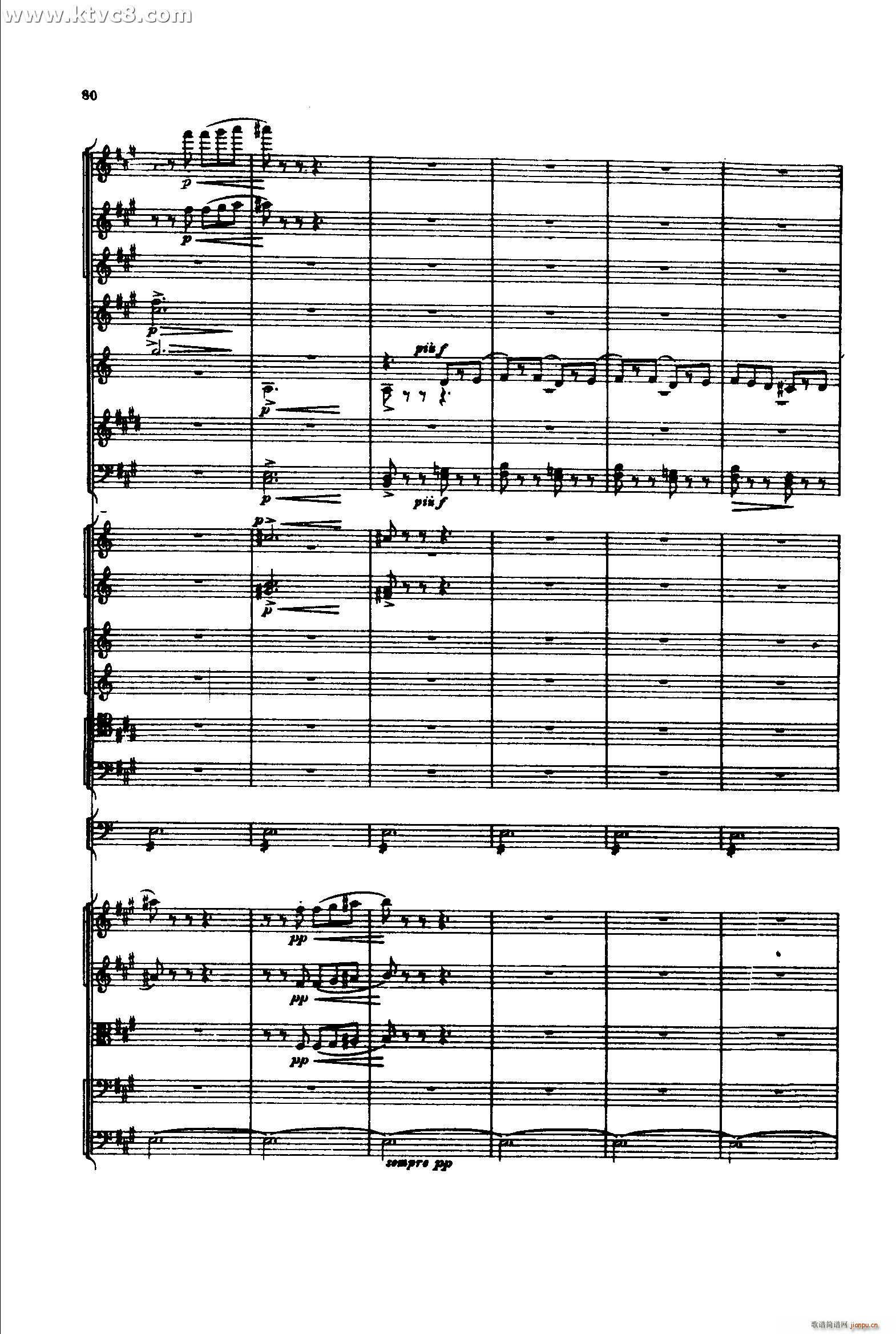 意大利随想曲2 共两部分(总谱)19