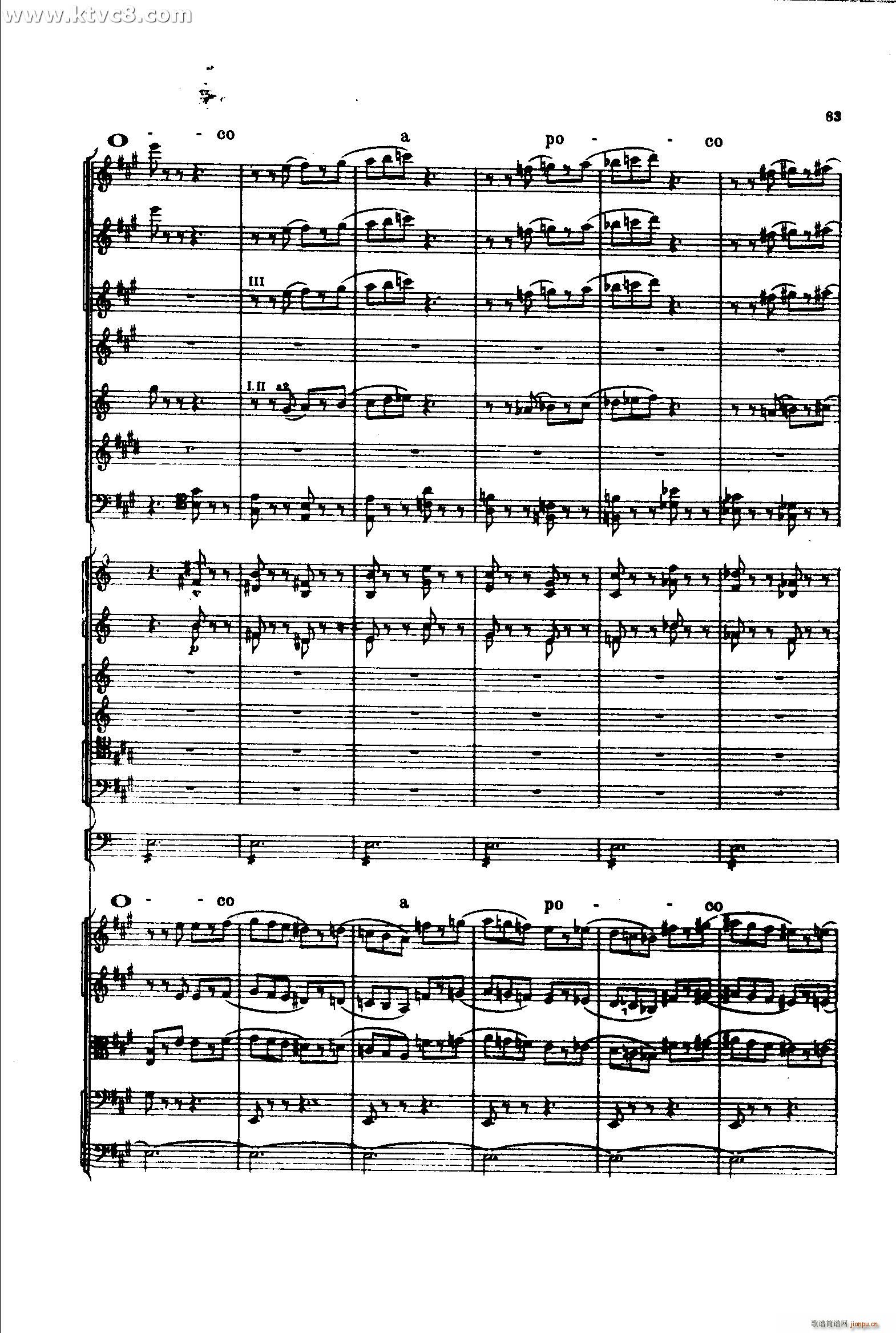 意大利随想曲2 共两部分(总谱)22