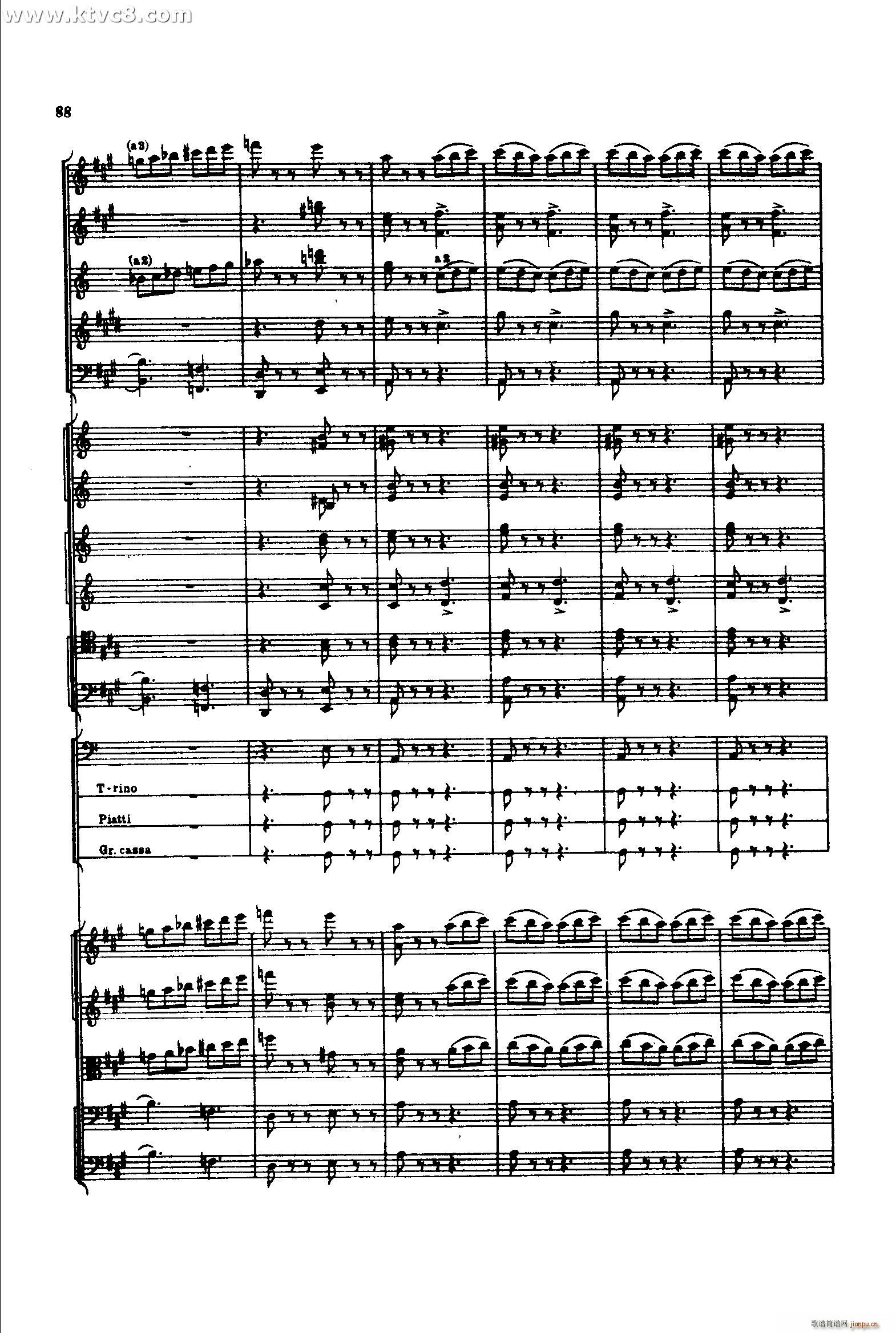 意大利随想曲2 共两部分(总谱)24