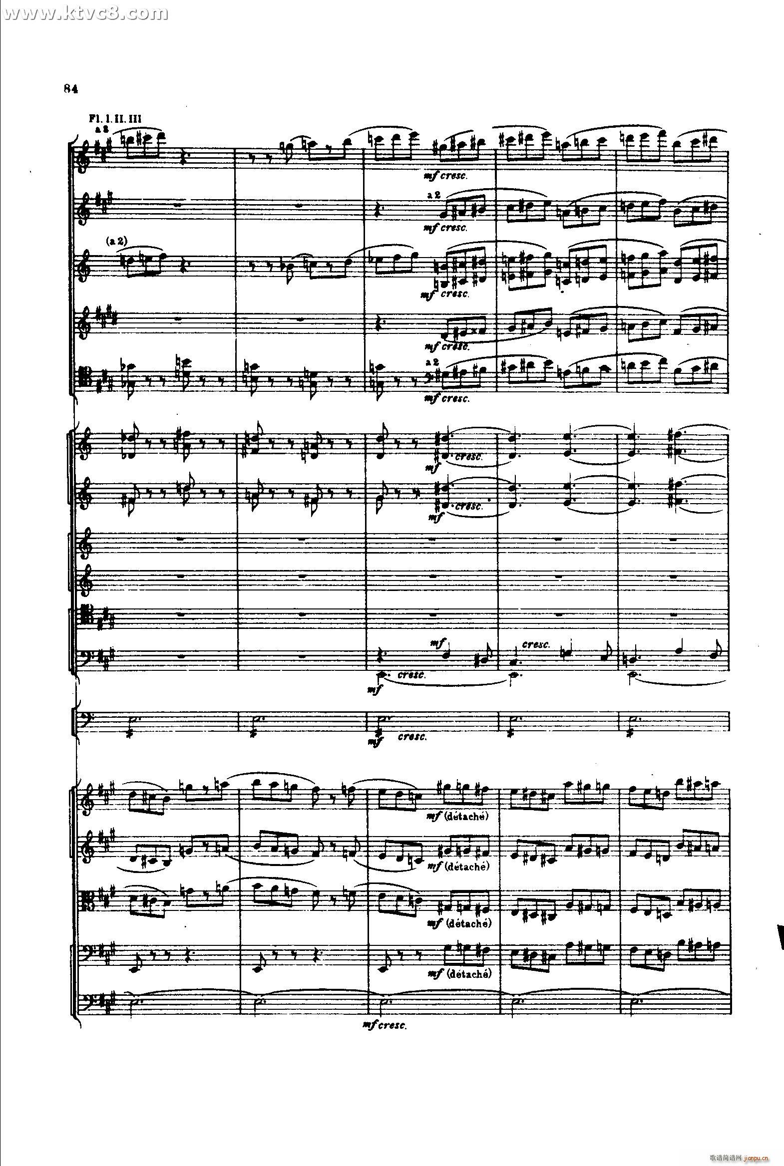 意大利随想曲2 共两部分(总谱)23