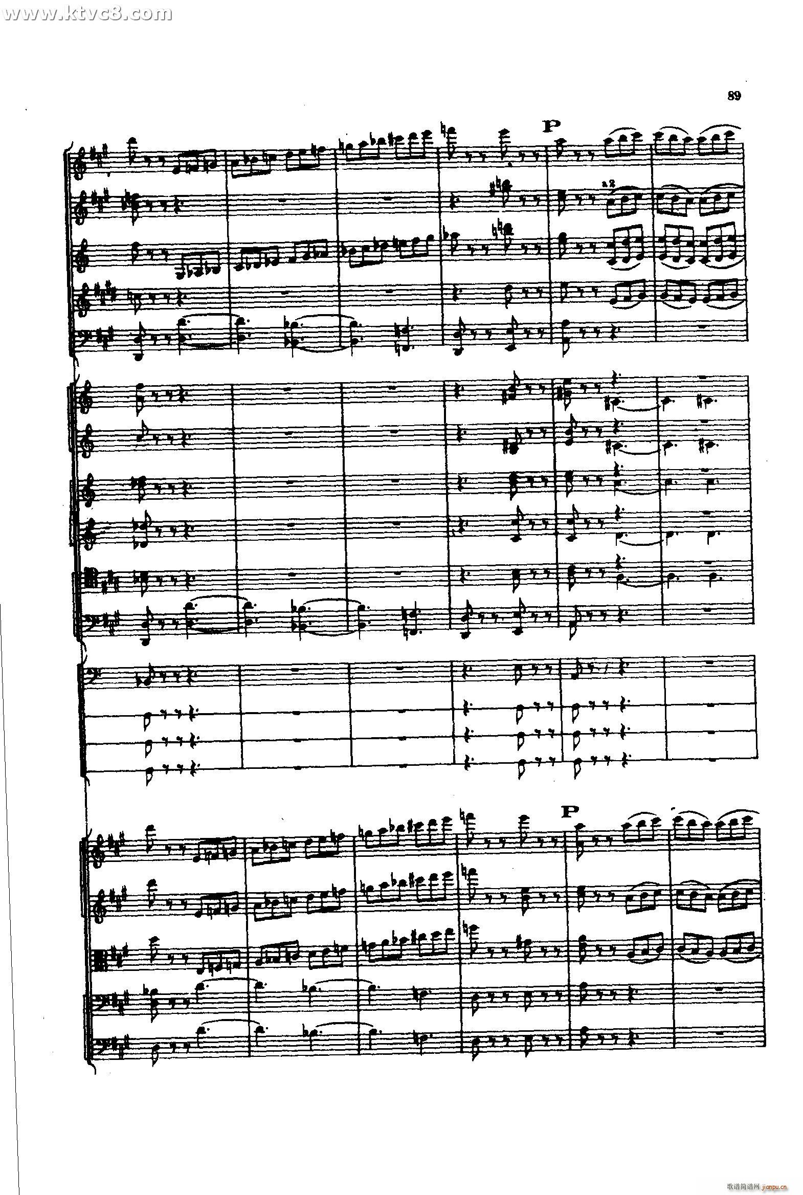 意大利随想曲2 共两部分(总谱)28