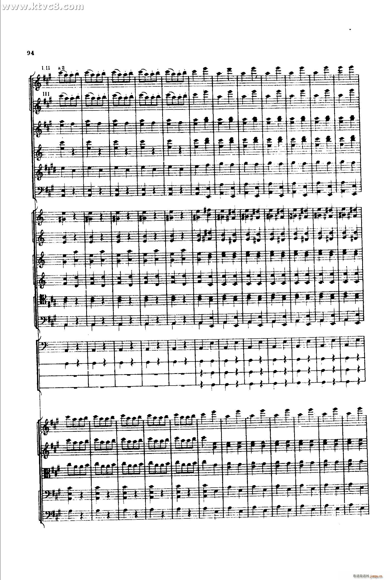 意大利随想曲2 共两部分(总谱)33