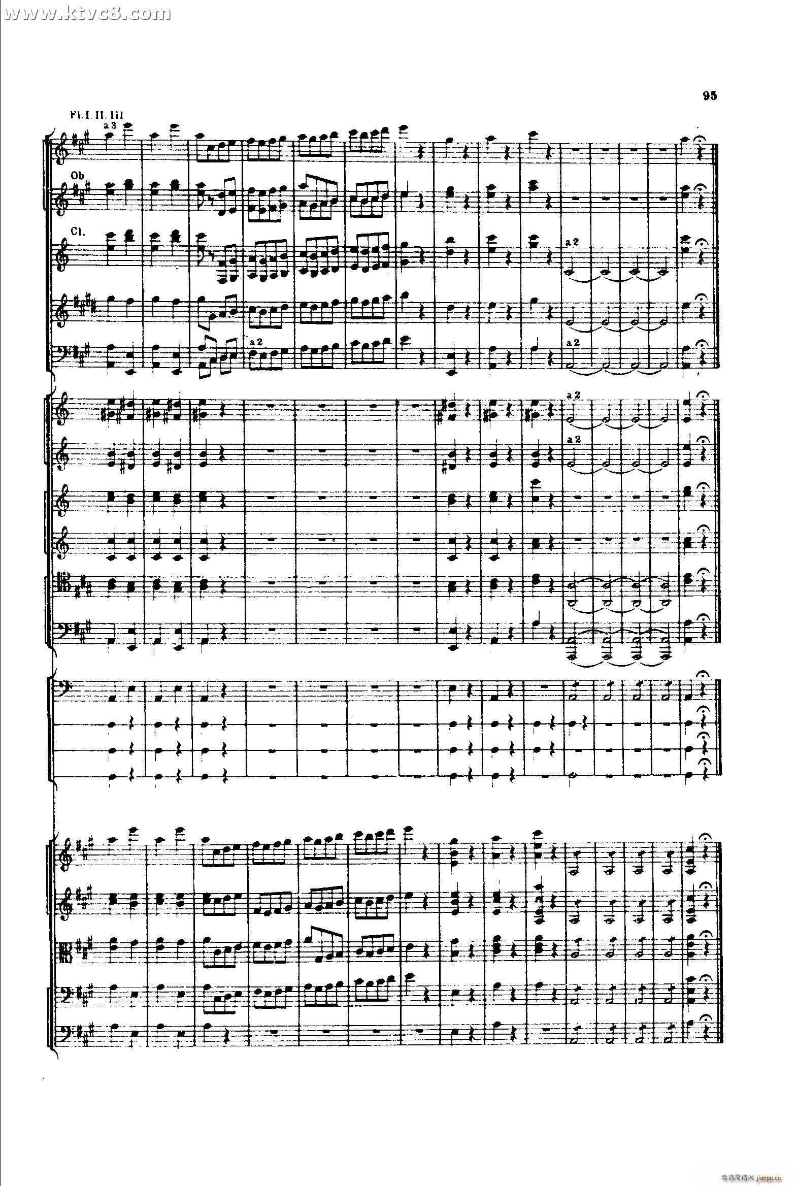 意大利随想曲2 共两部分(总谱)34