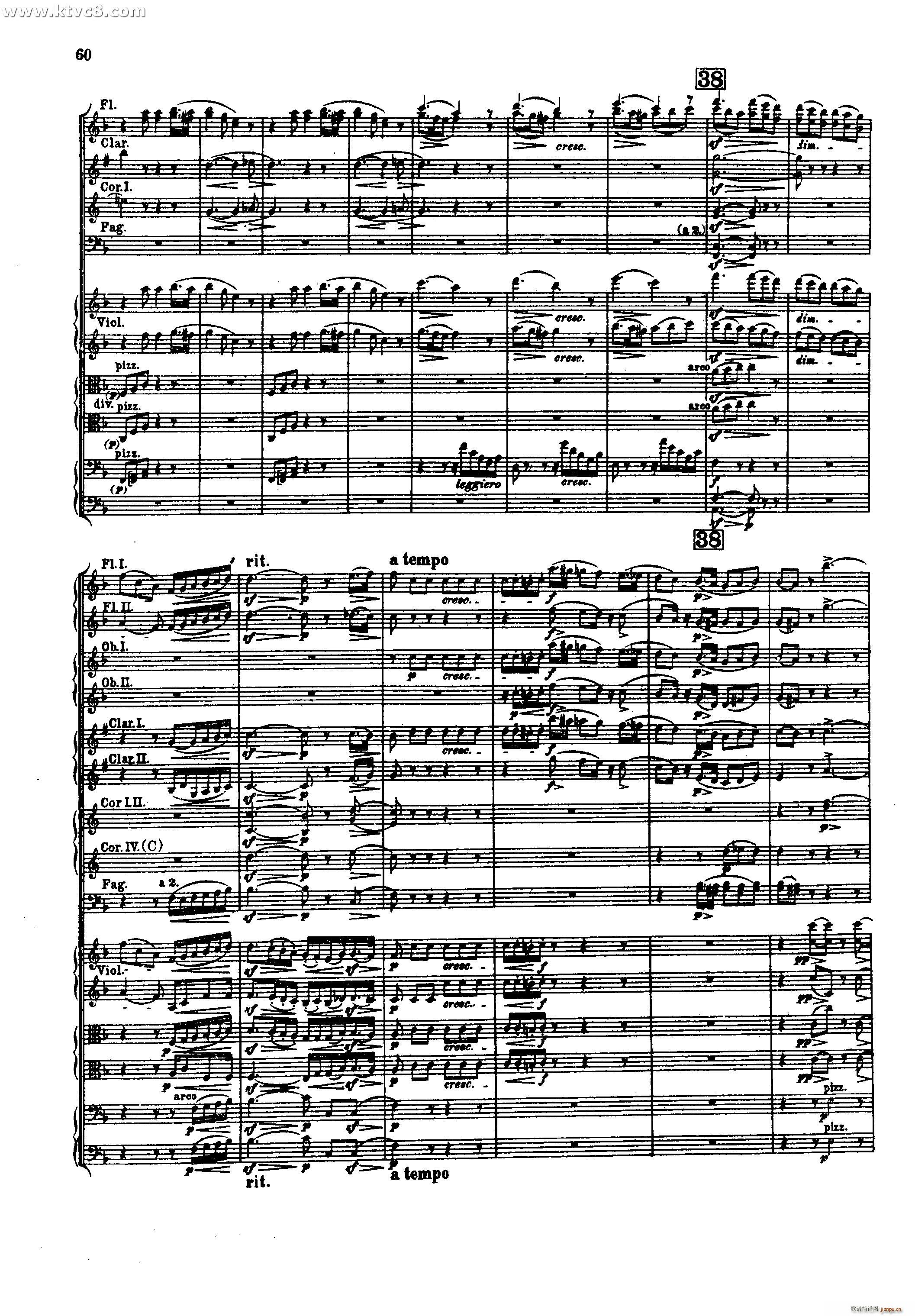 幻想交响曲 第三乐章 田野景色 柏辽兹(总谱)3