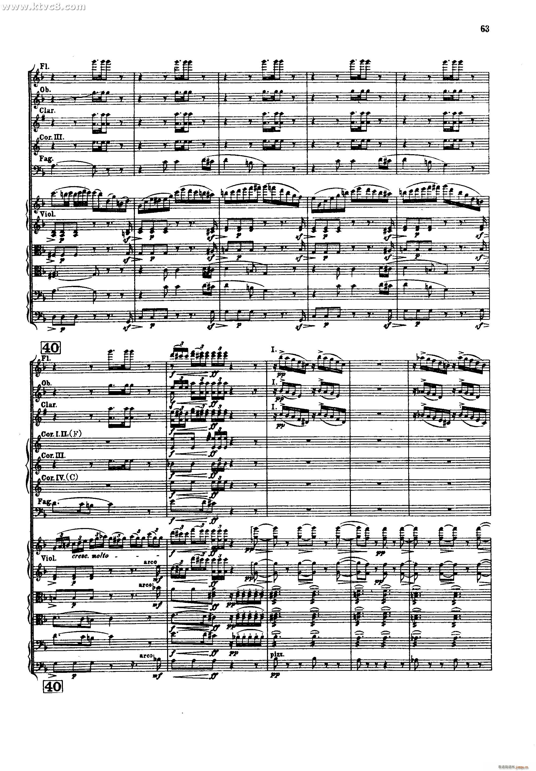 幻想交响曲 第三乐章 田野景色 柏辽兹(总谱)6