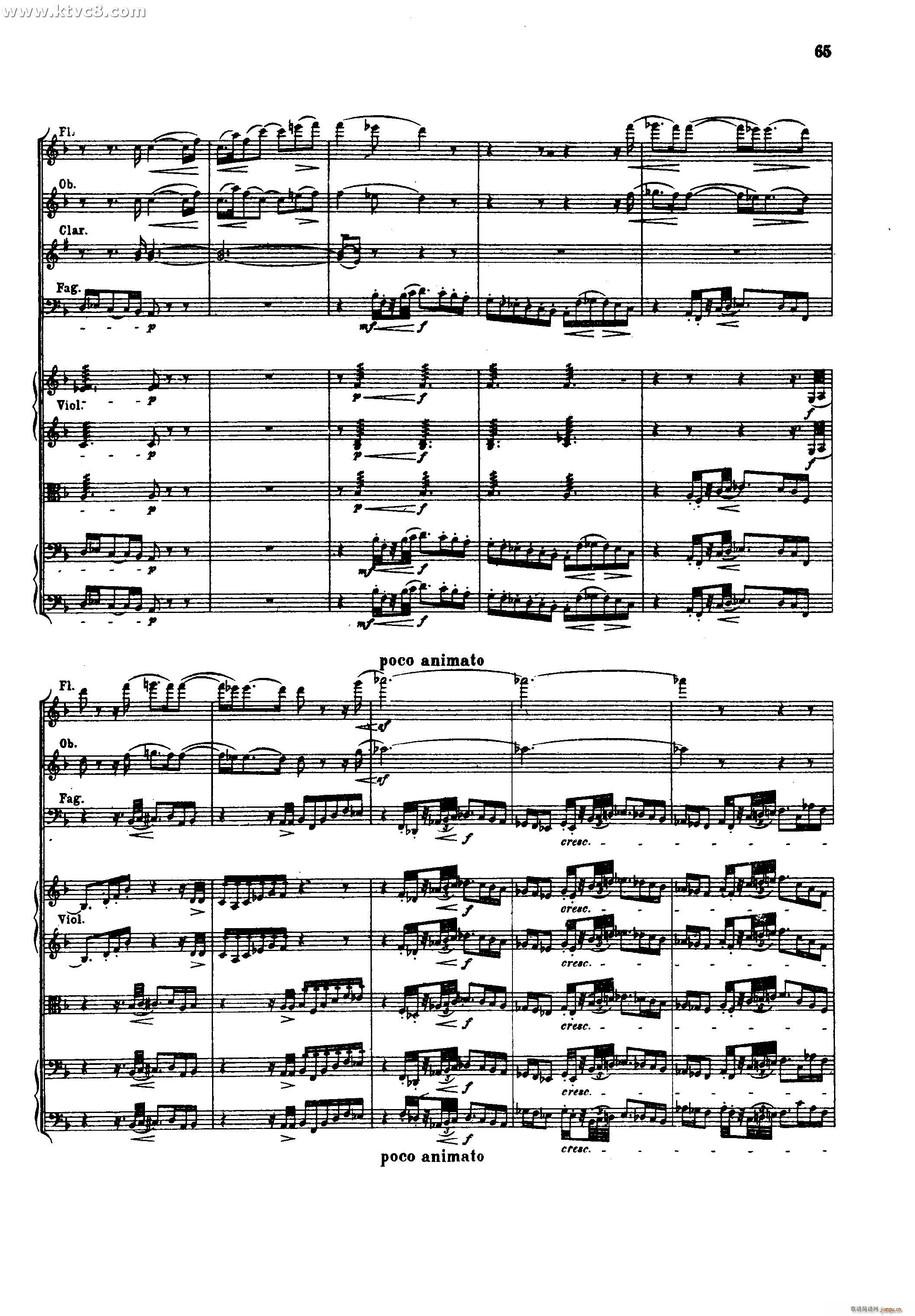 幻想交响曲 第三乐章 田野景色 柏辽兹(总谱)8