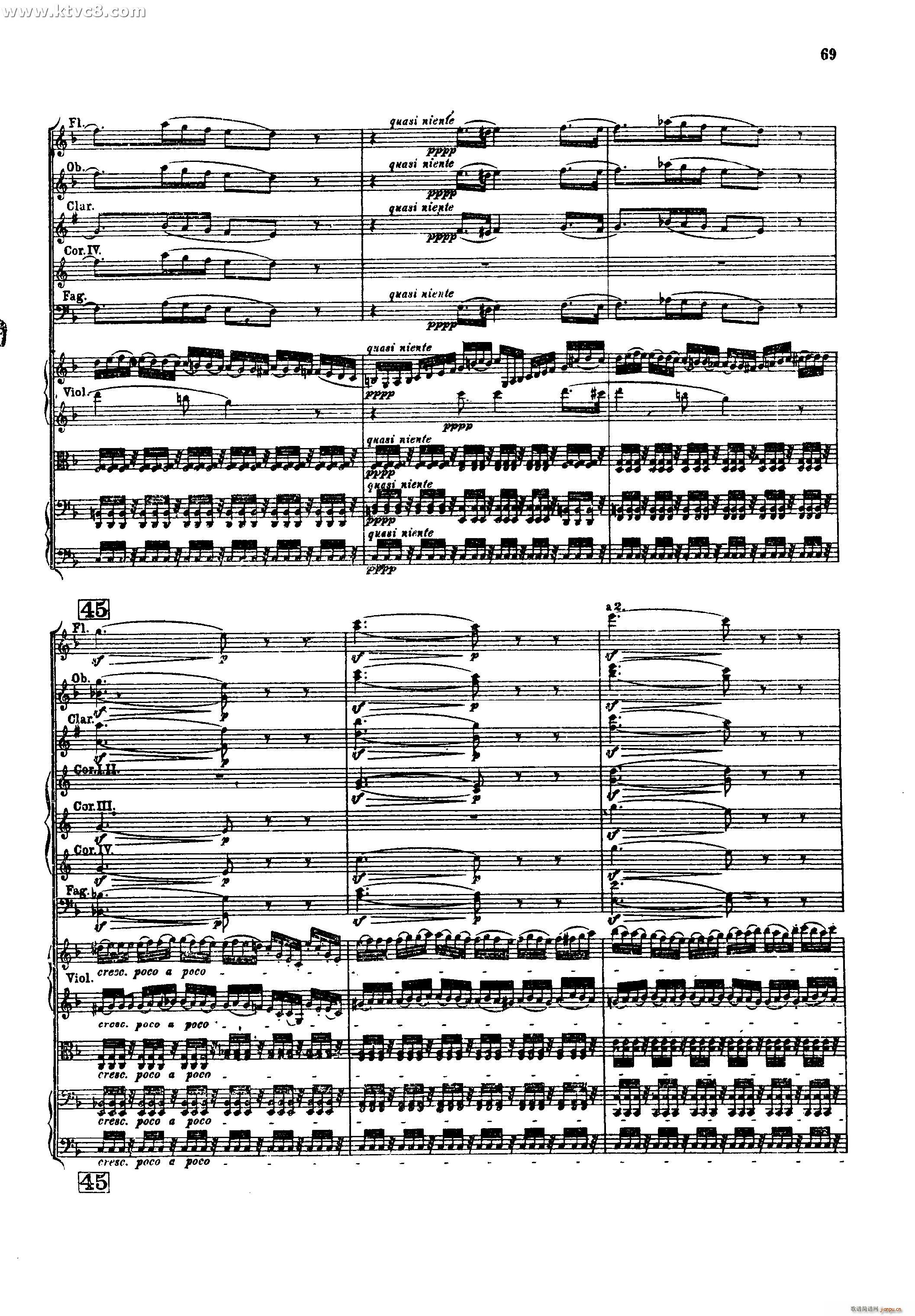 幻想交响曲 第三乐章 田野景色 柏辽兹(总谱)12