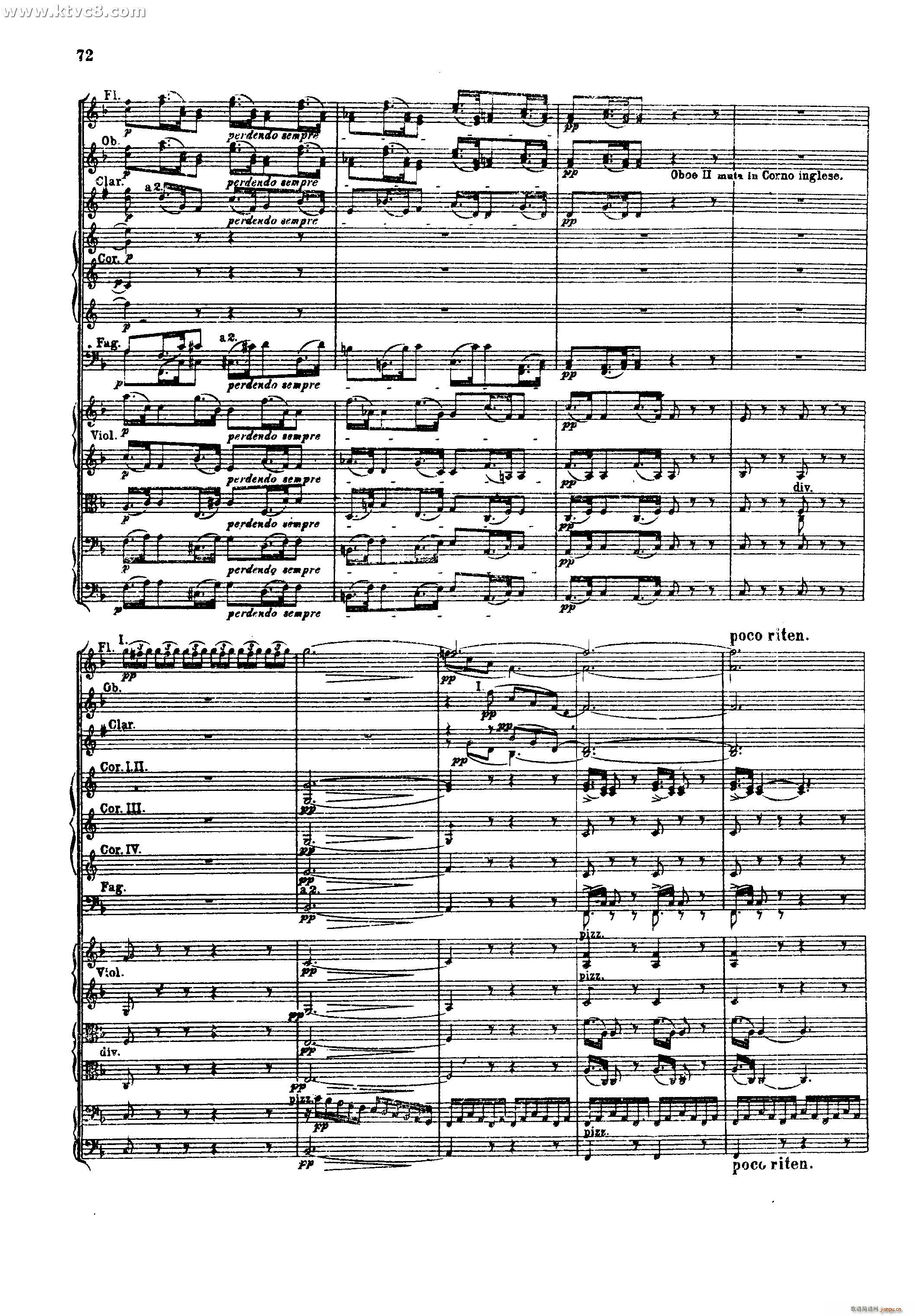 幻想交响曲 第三乐章 田野景色 柏辽兹(总谱)15