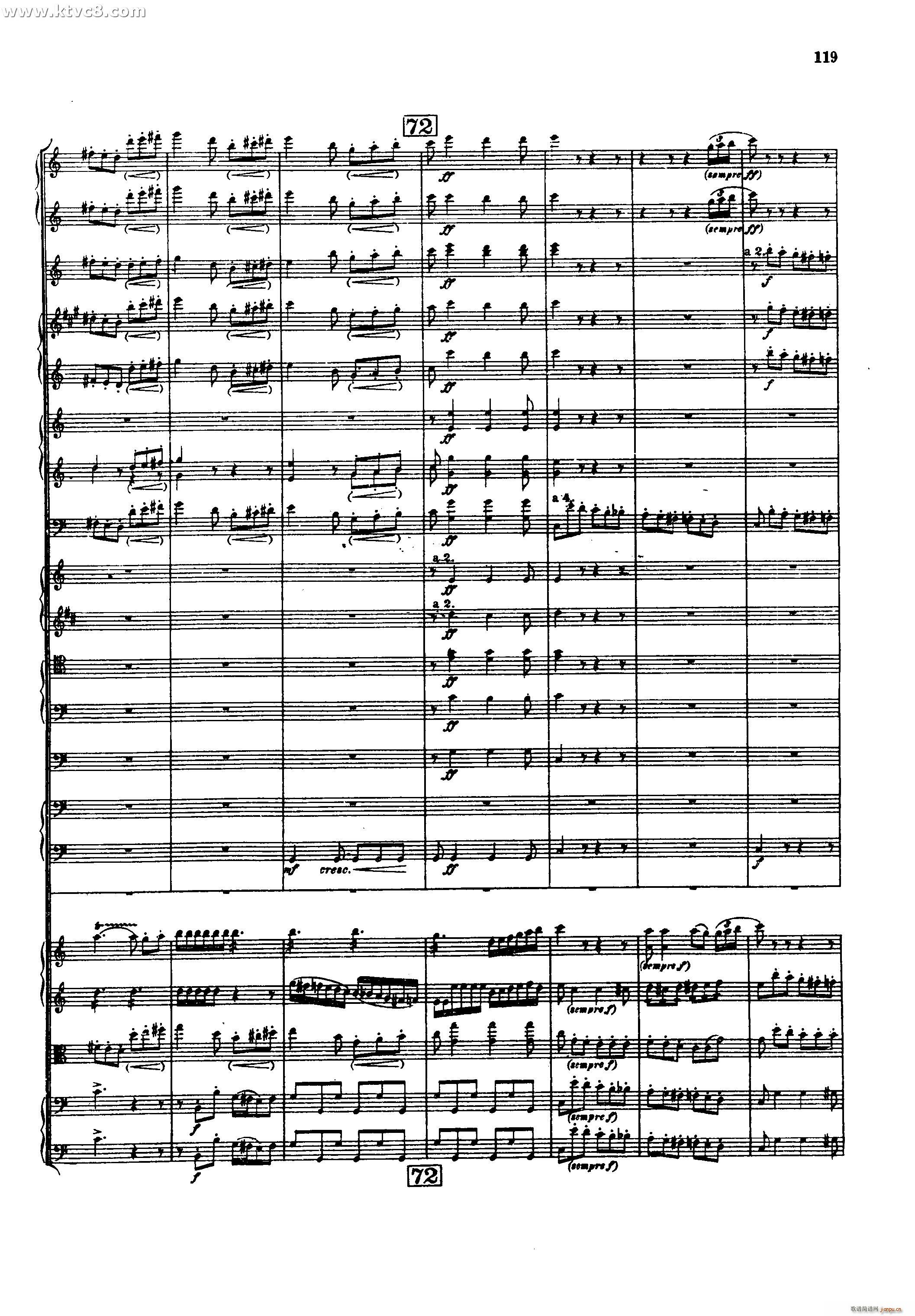 幻想交响曲 第五乐章 赴刑进行曲 柏辽兹(总谱)25