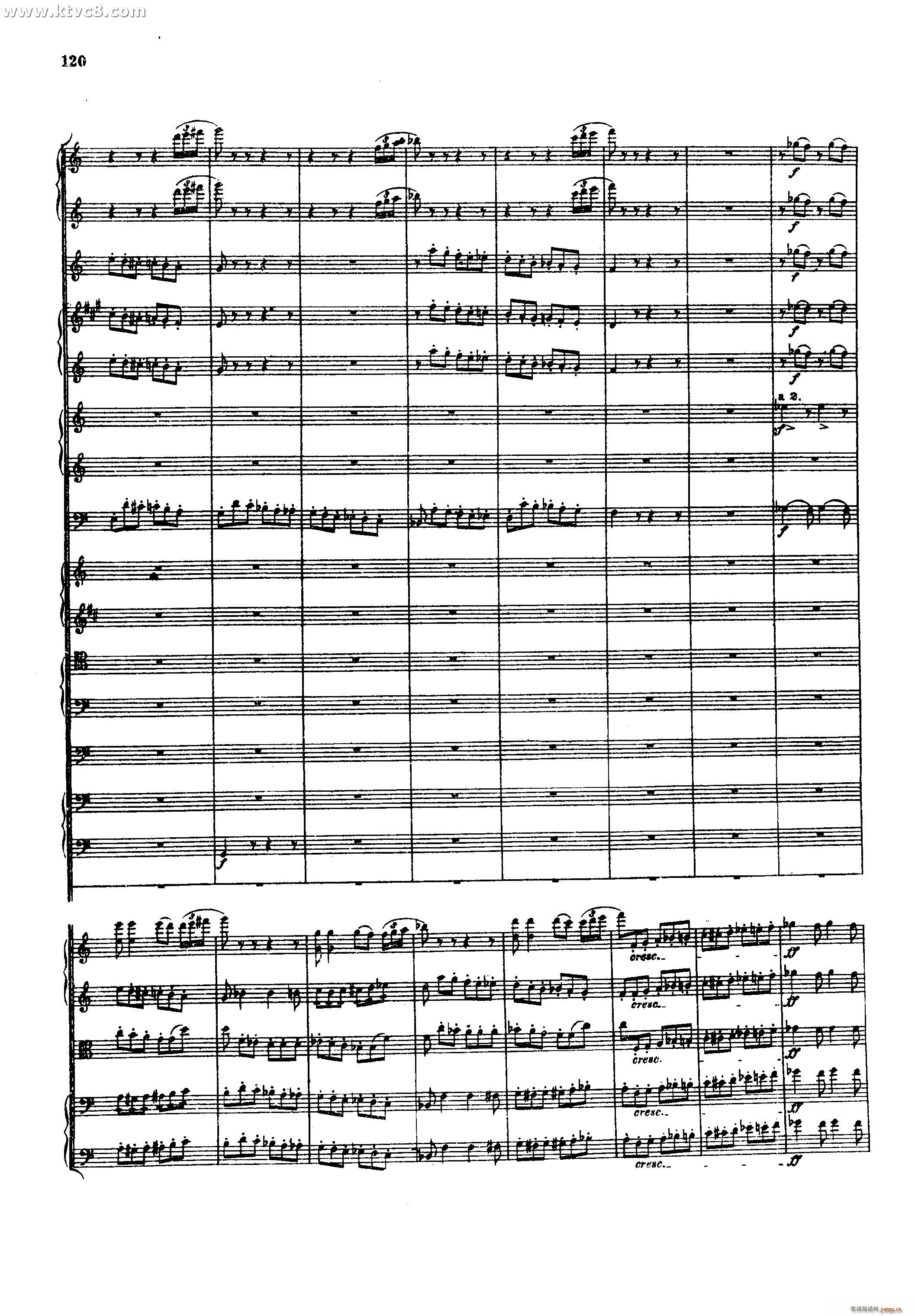 幻想交响曲 第五乐章 赴刑进行曲 柏辽兹(总谱)26