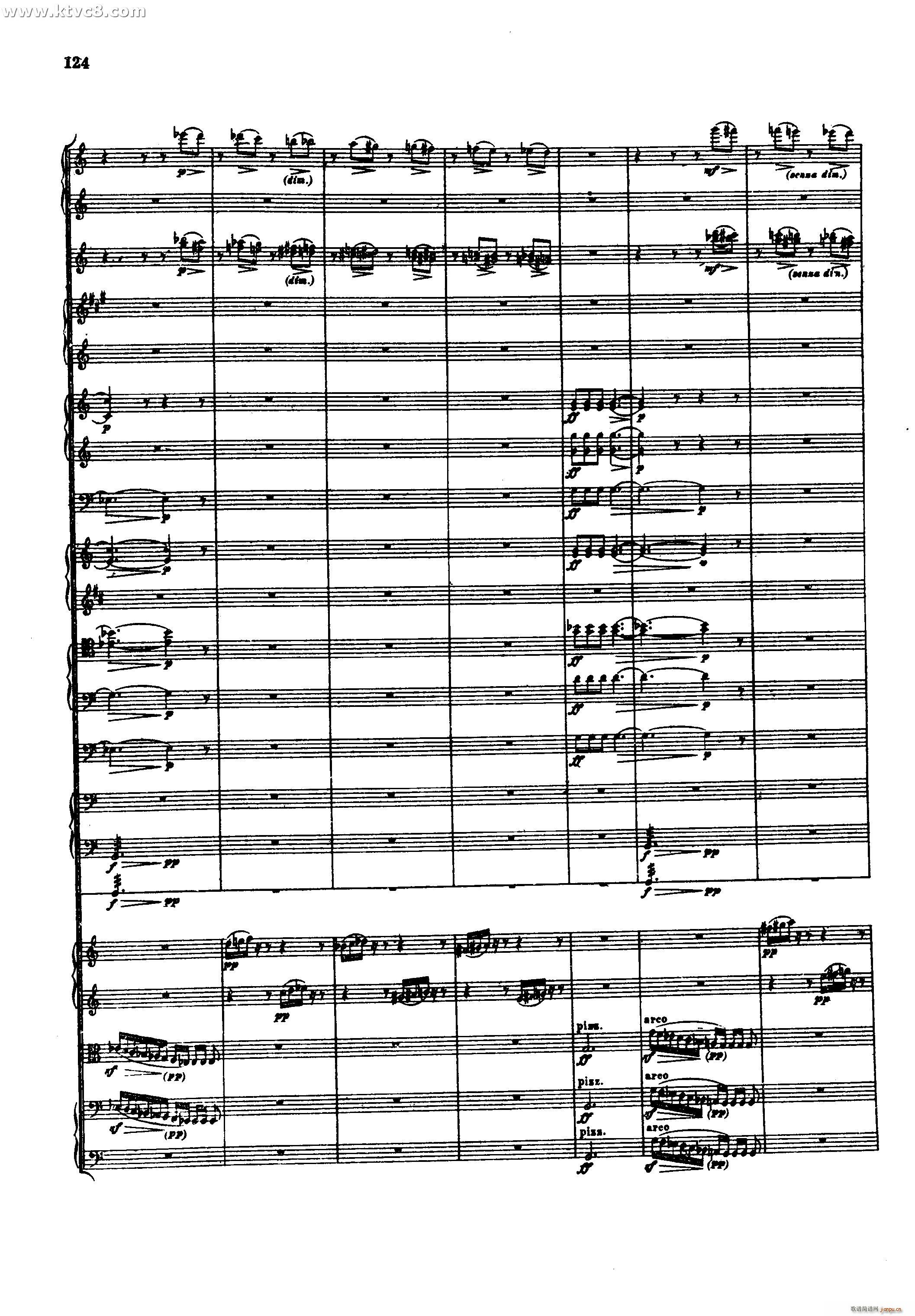 幻想交响曲 第五乐章 赴刑进行曲 柏辽兹(总谱)30