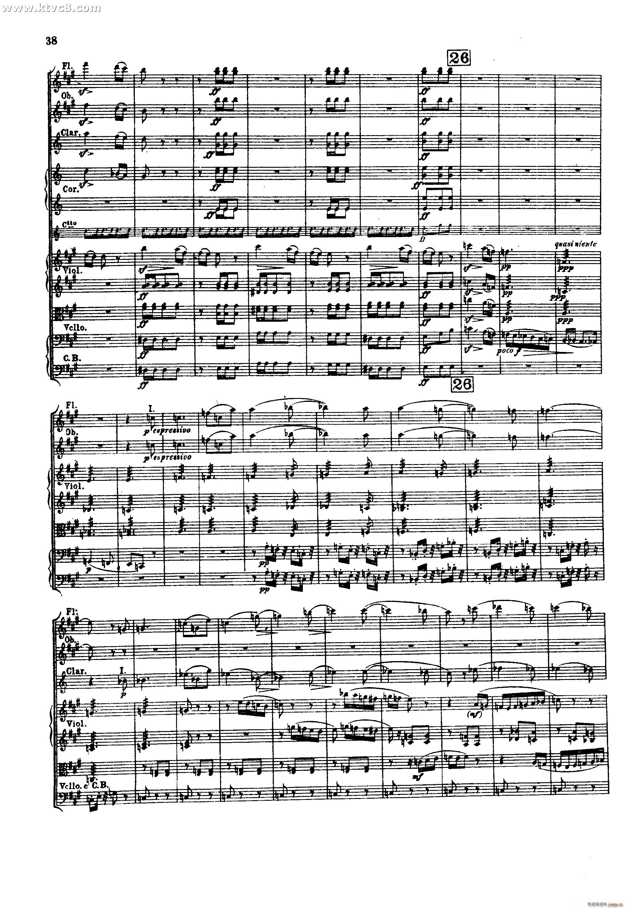 幻想交响曲 第二乐章 舞会 柏辽兹(总谱)6