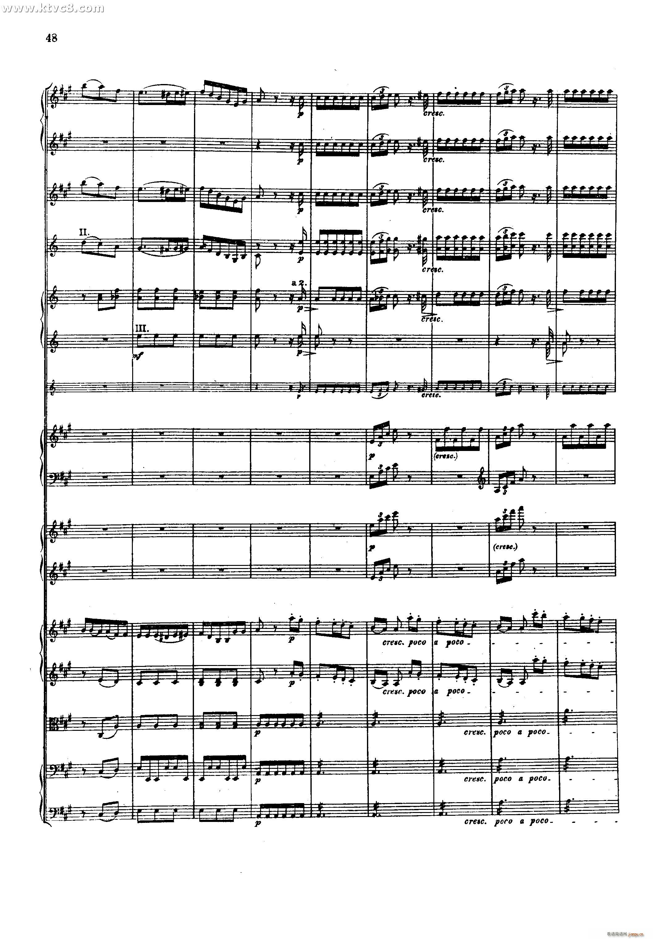 幻想交响曲 第二乐章 舞会 柏辽兹(总谱)16