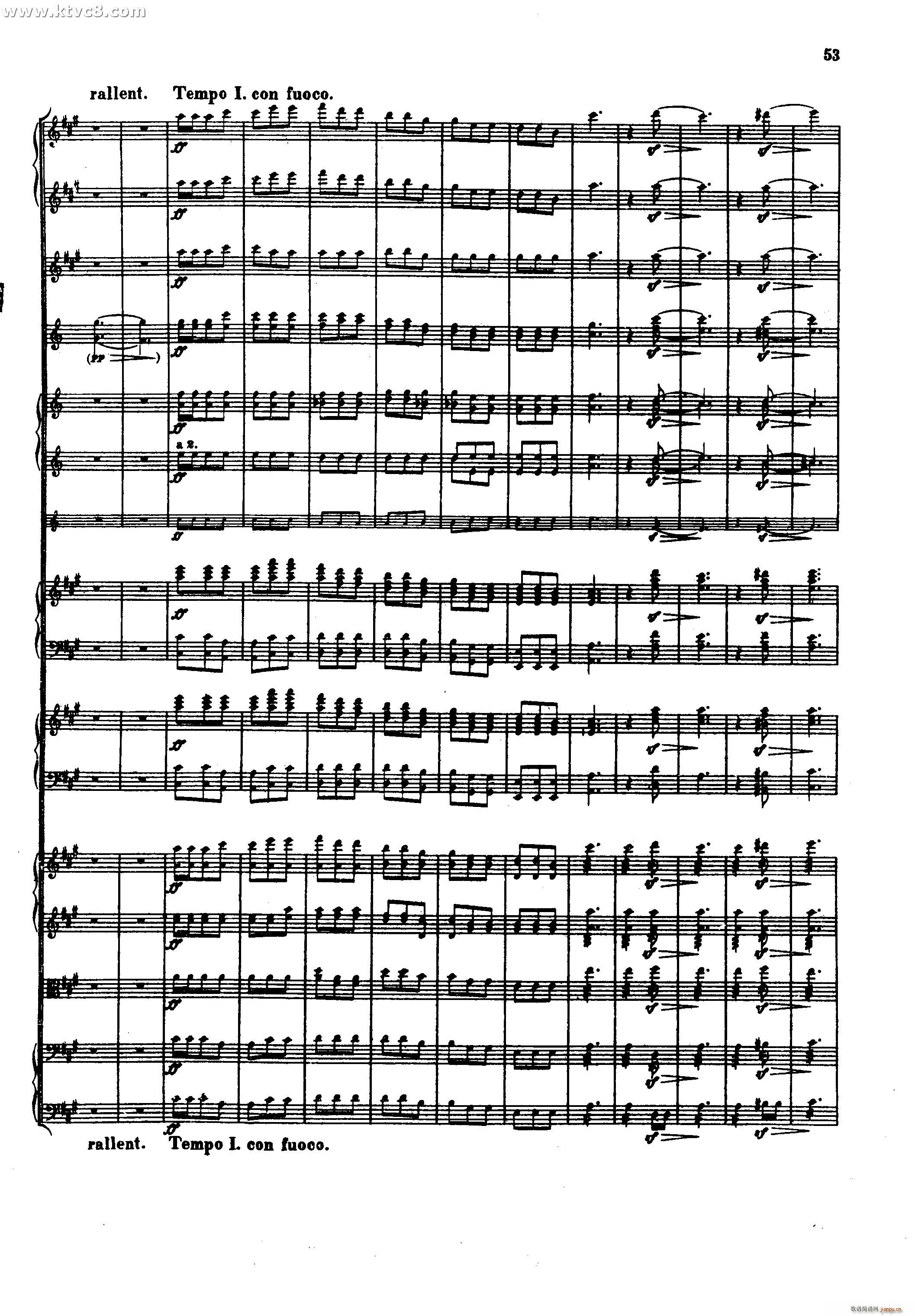 幻想交响曲 第二乐章 舞会 柏辽兹(总谱)21