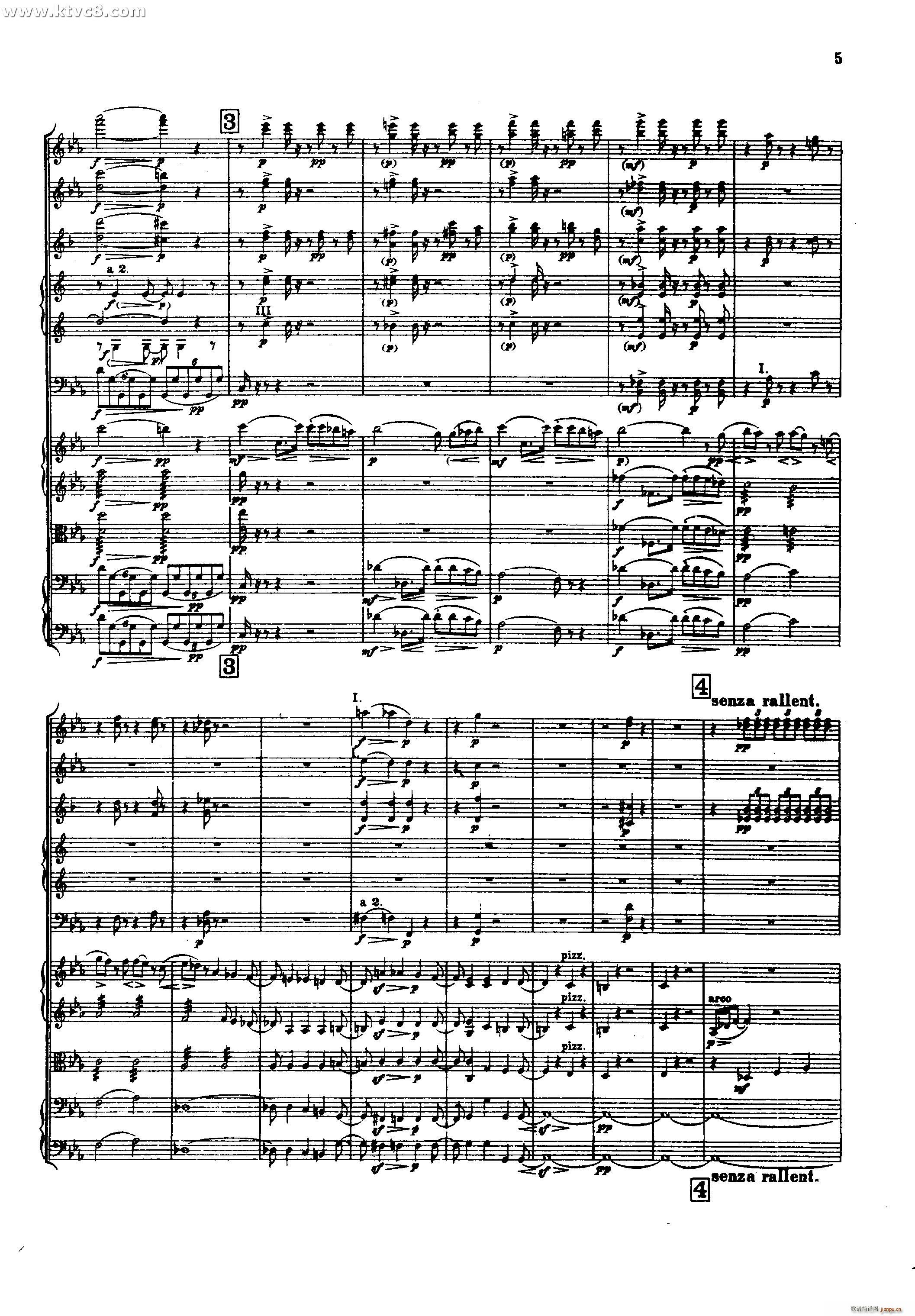 幻想交响曲 第一乐章 梦幻 热情 柏辽兹(总谱)6