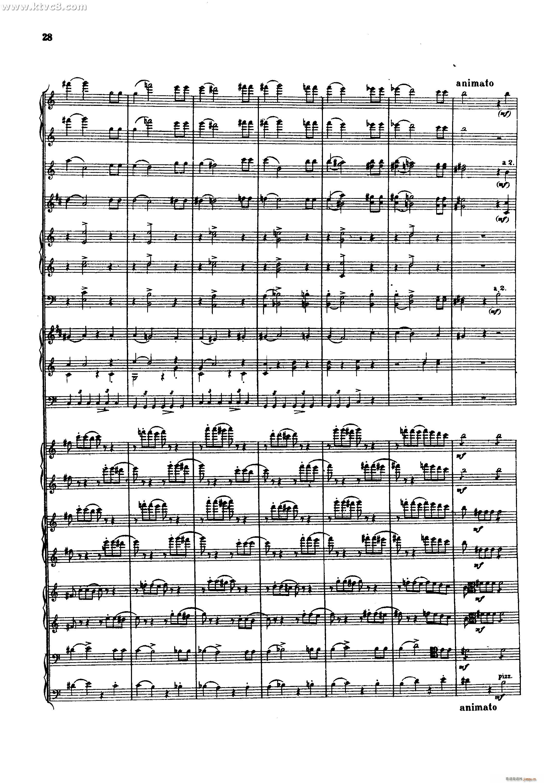 幻想交响曲 第一乐章 梦幻 热情 柏辽兹(总谱)29