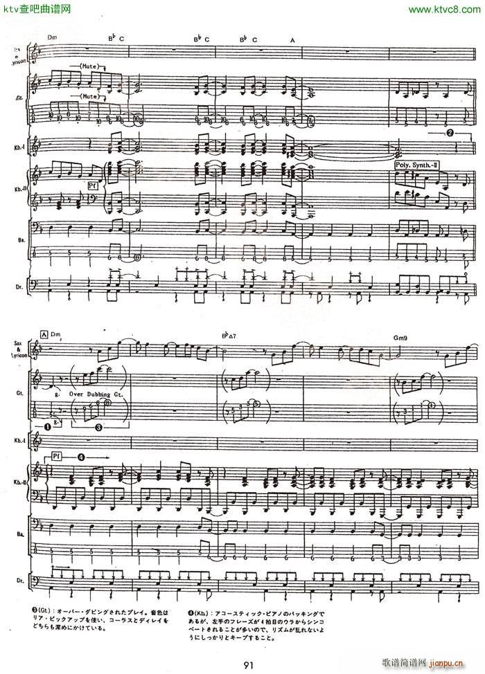 本田雅人truth乐队(总谱)3