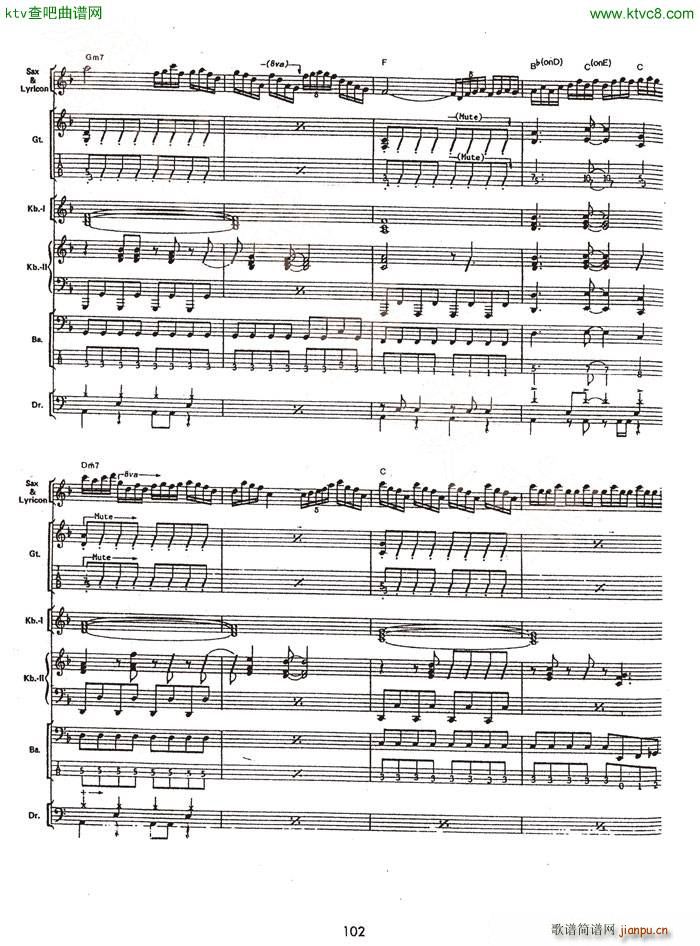 本田雅人truth乐队(总谱)7