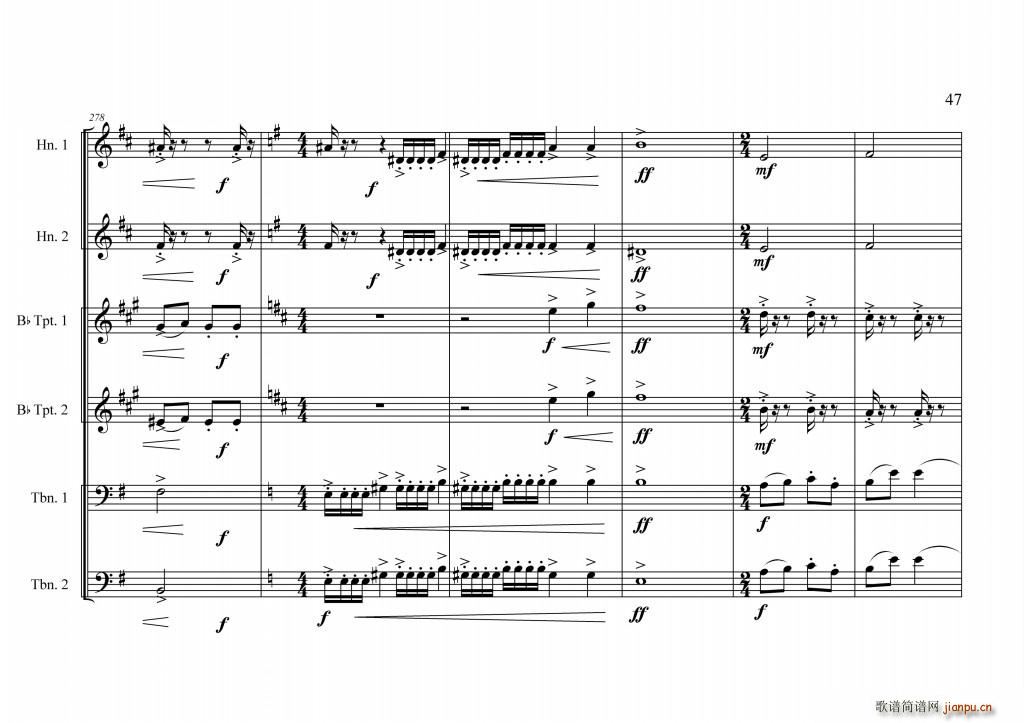 中国航母前奏曲(总谱)49