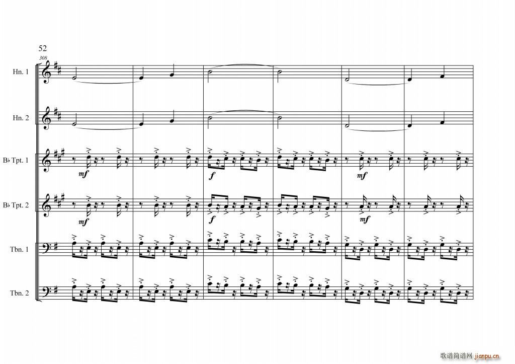 中国航母前奏曲(总谱)54