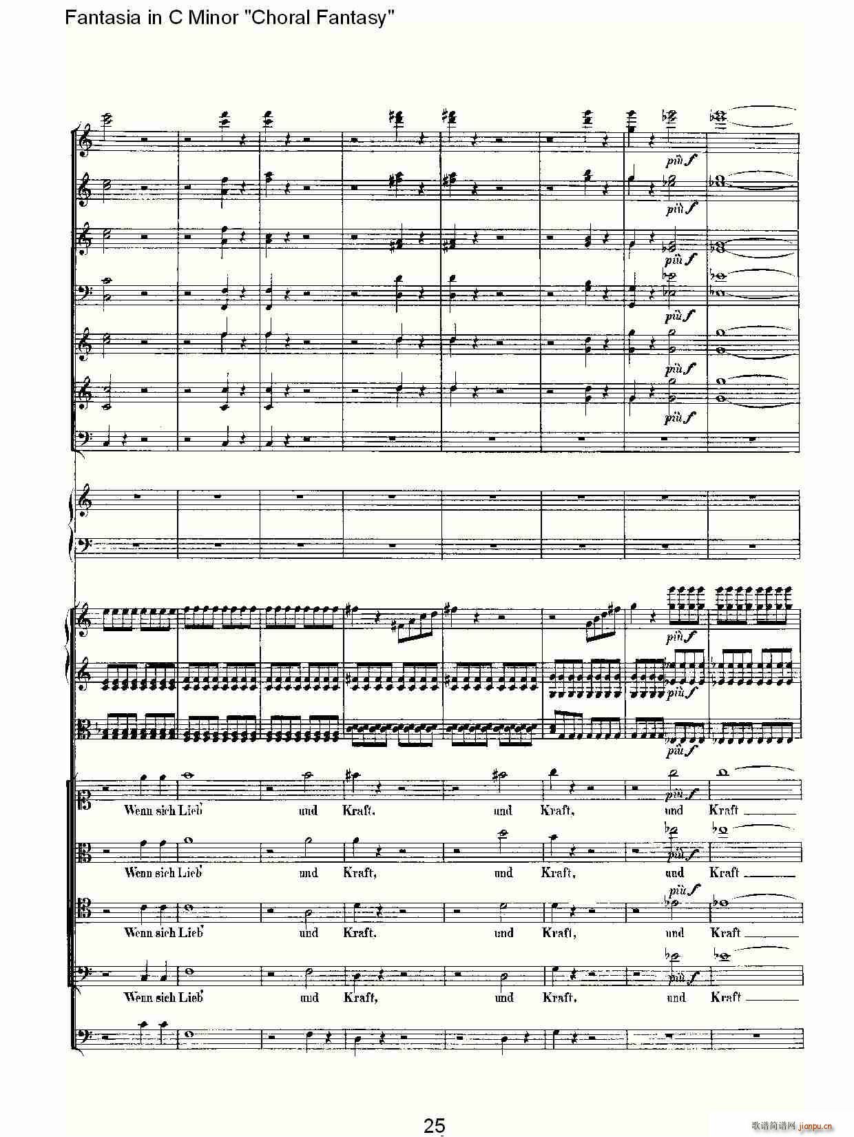 C小调幻想曲“幻想合奏”第三乐章(总谱)25