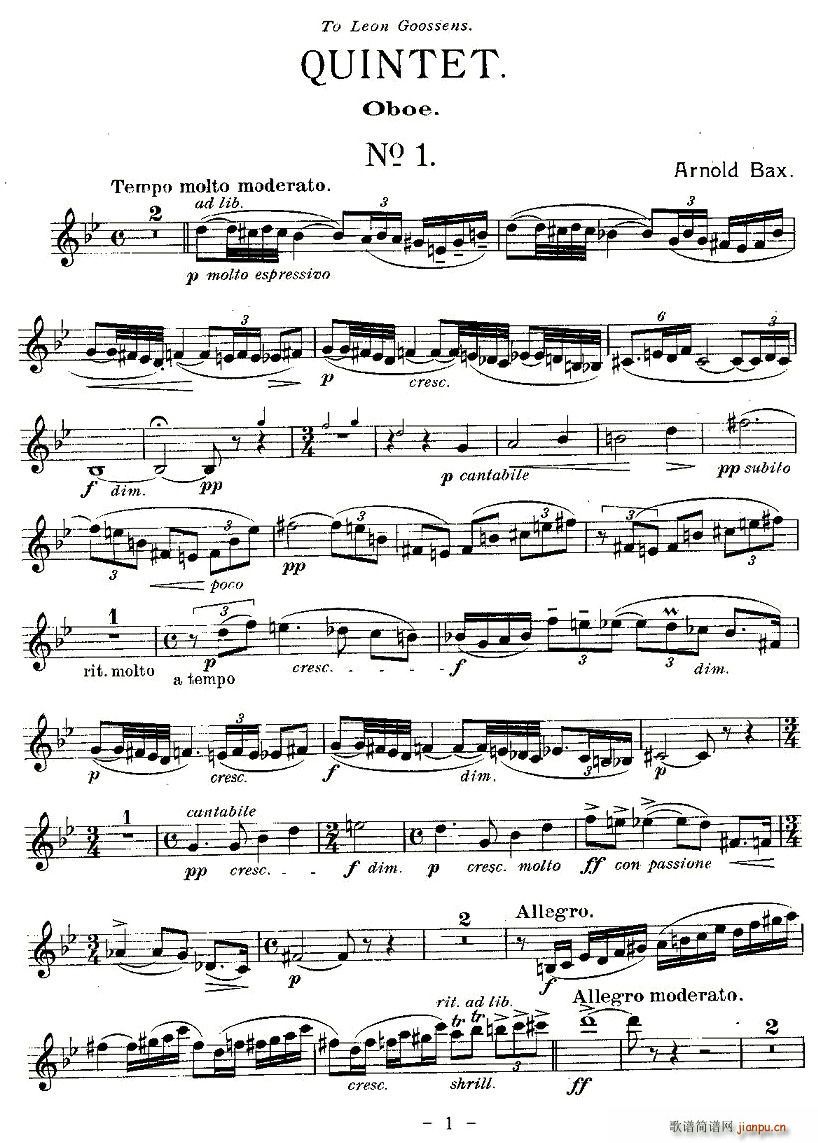 QUINTET.No1.(总谱)1