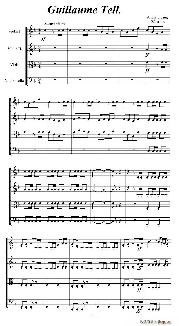 Guillaume Tell(总谱)1
