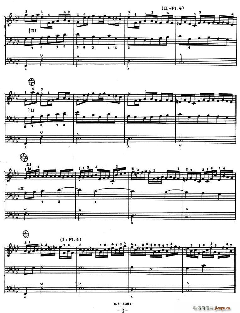 CHACONNE EN FA MINEUR(总谱)3