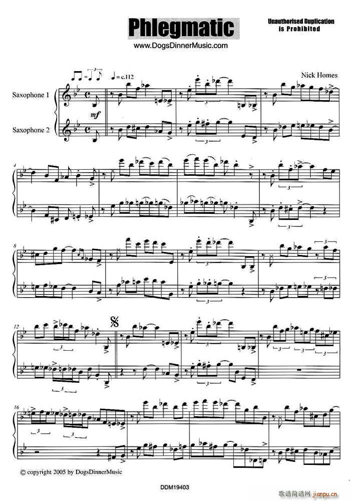 Phlegmatic(总谱)1