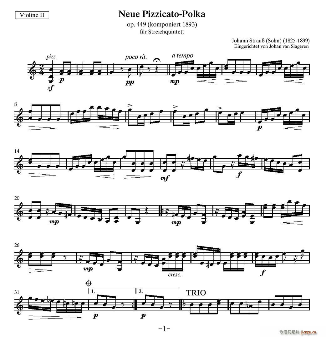 新拨弦波尔卡(总谱)3