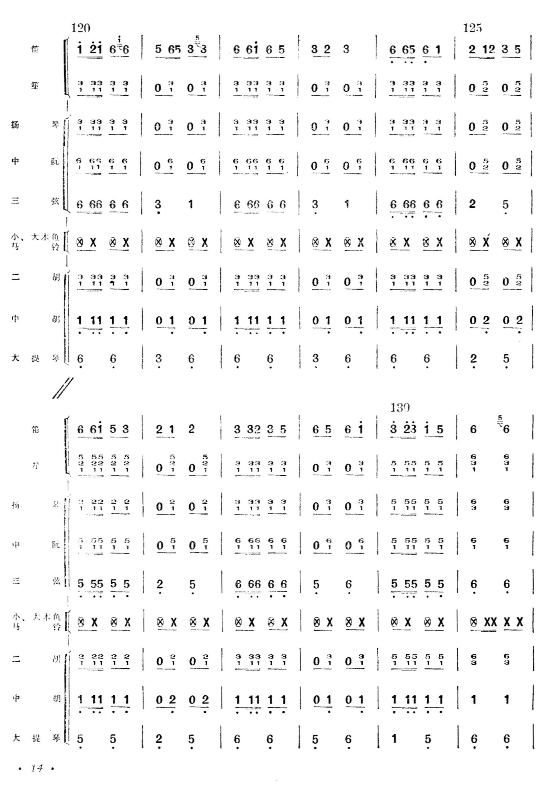 牧民新歌总谱14(总谱)1