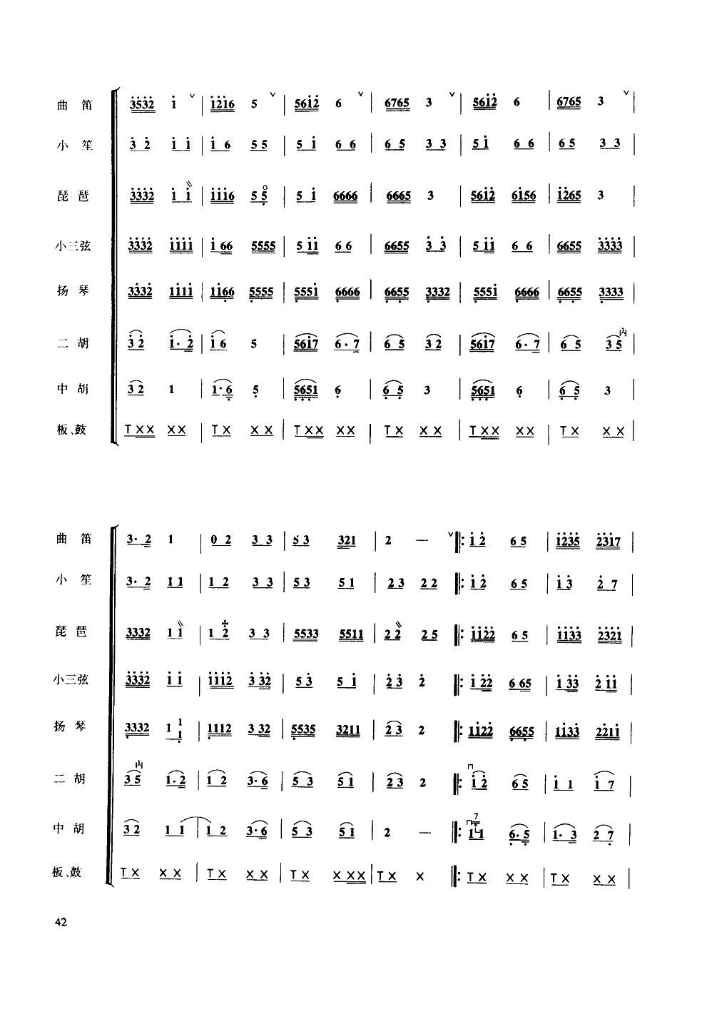 歡樂歌-民樂大合奏(九字歌谱)9