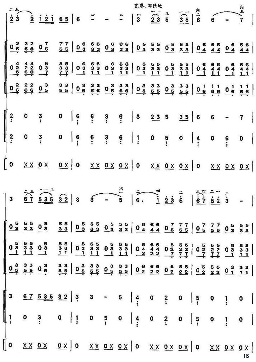 格桑拉舞韵16(总谱)1