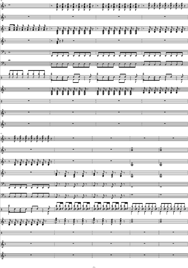 狂野飞骏图(钢琴谱)8