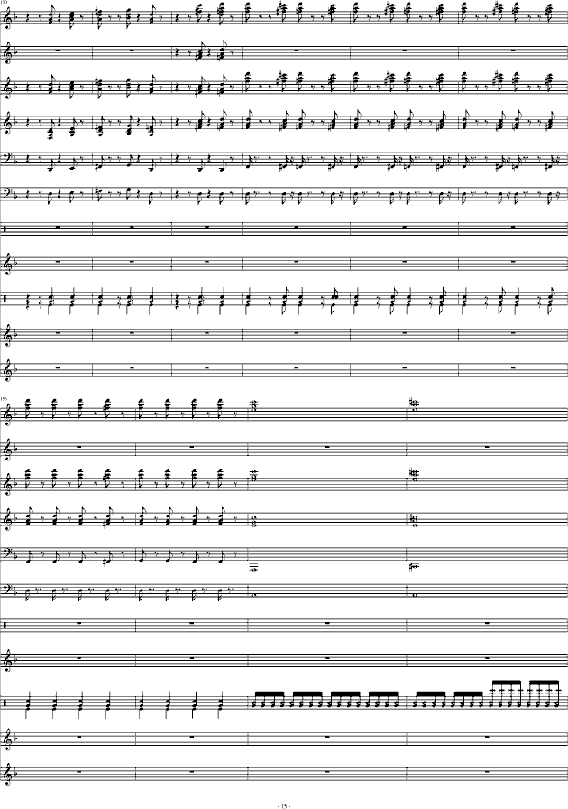 狂野飞骏图(钢琴谱)15