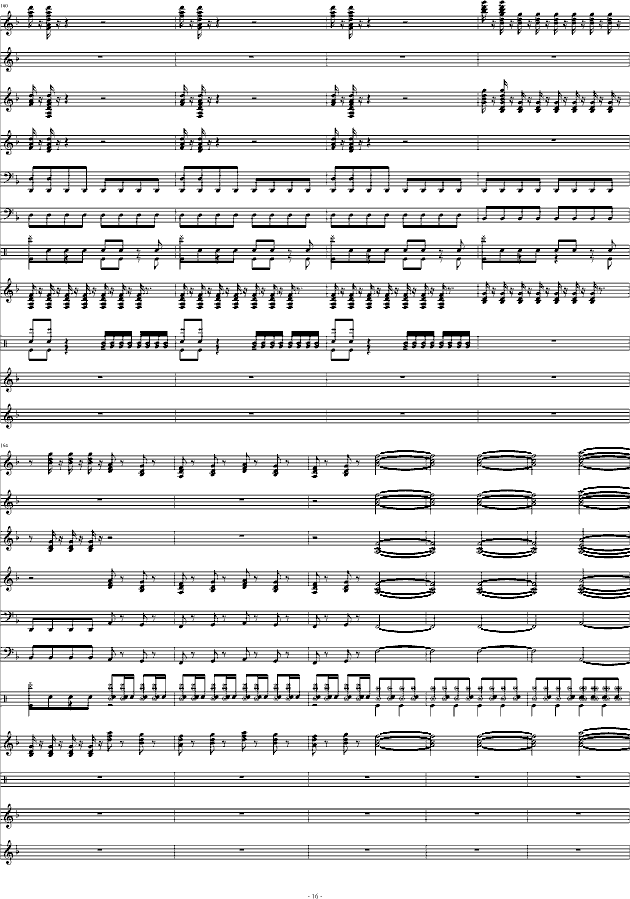 狂野飞骏图(钢琴谱)16