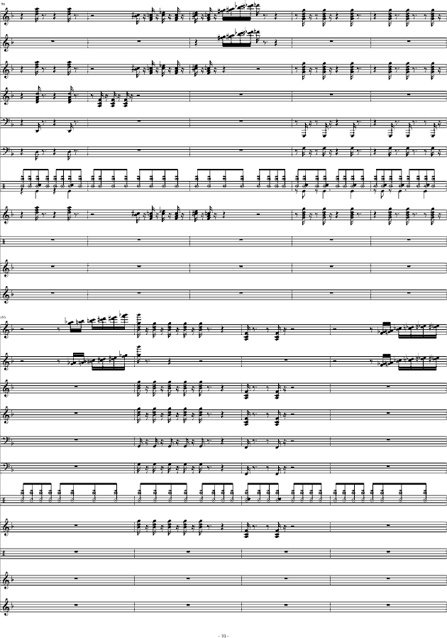 狂野飞骏图(钢琴谱)10
