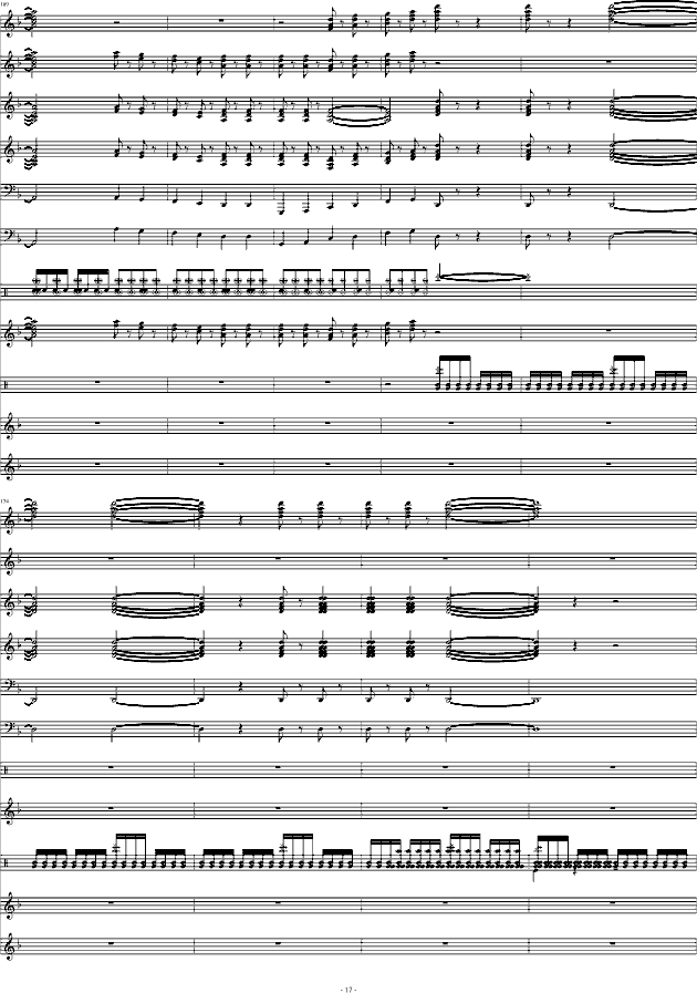 狂野飞骏图(钢琴谱)17