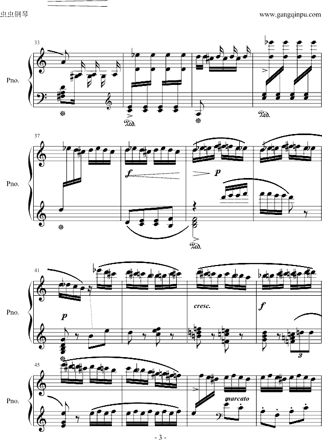 野蜂飞舞(钢琴谱)3