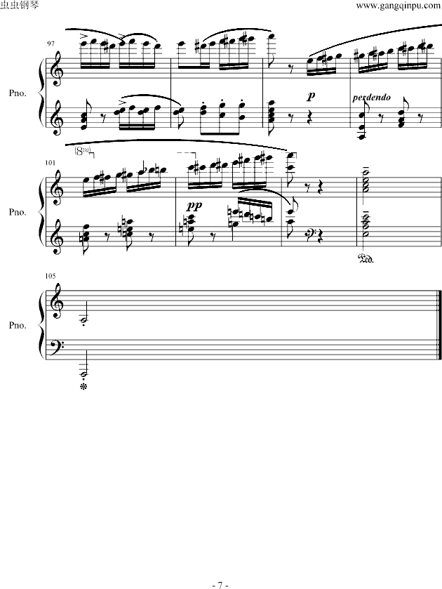 野蜂飞舞(钢琴谱)7