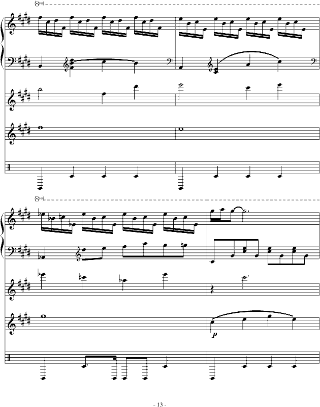 Night Sky（总谱制作）(钢琴谱)13