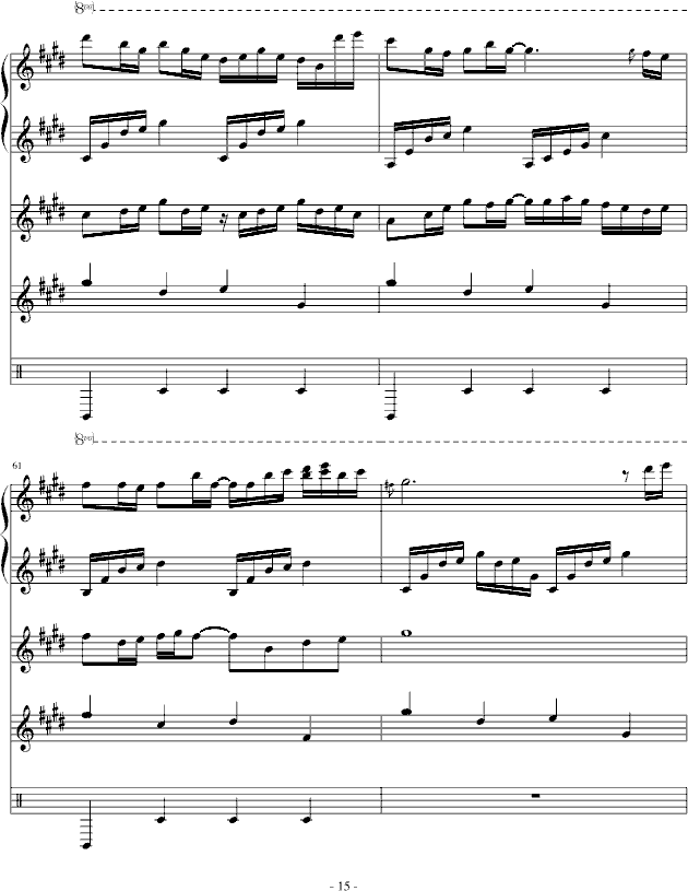 Night Sky（总谱制作）(钢琴谱)15