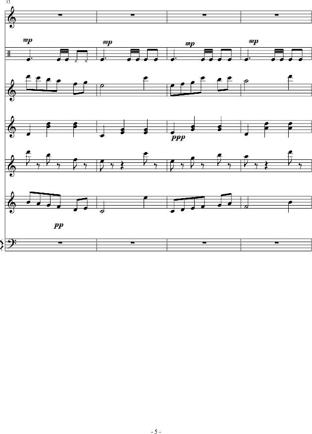 铃起.零落（总谱）(钢琴谱)5