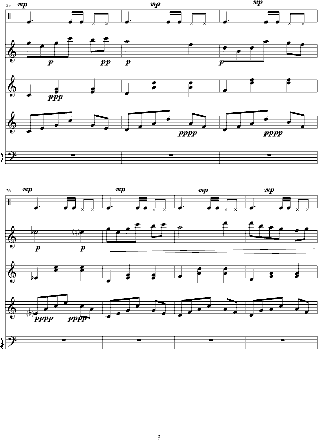 铃起.零落（总谱）(钢琴谱)3