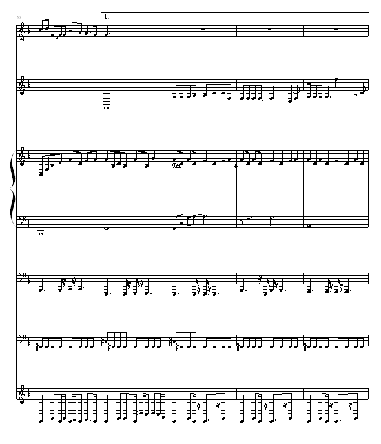 一路向北(钢琴谱)7