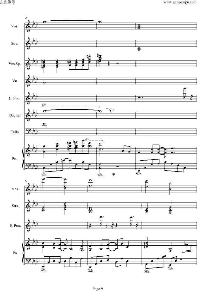 我们的纪念（超原版总谱）(钢琴谱)9