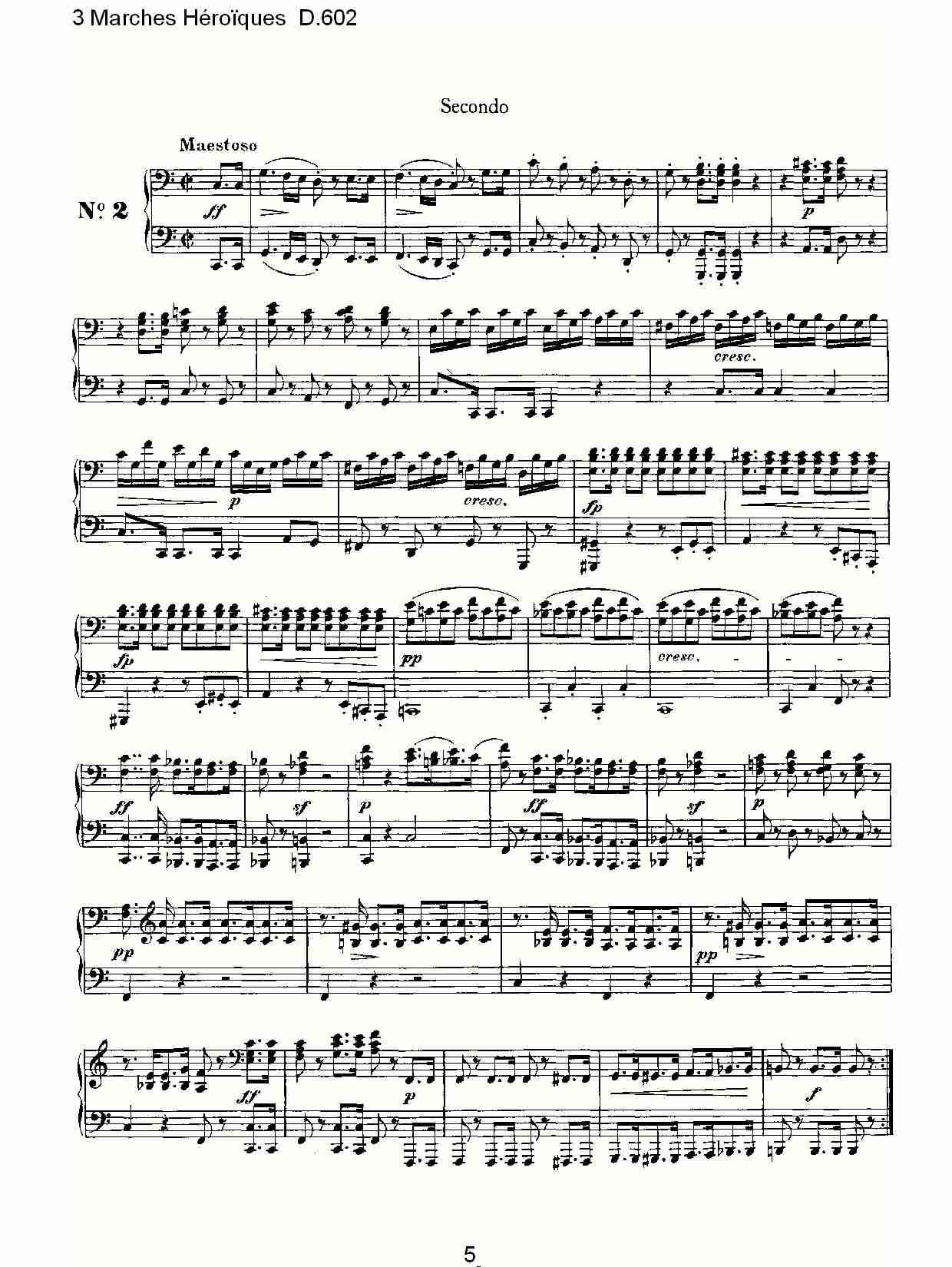 3进行曲Héro&iuml;ques(总谱)5